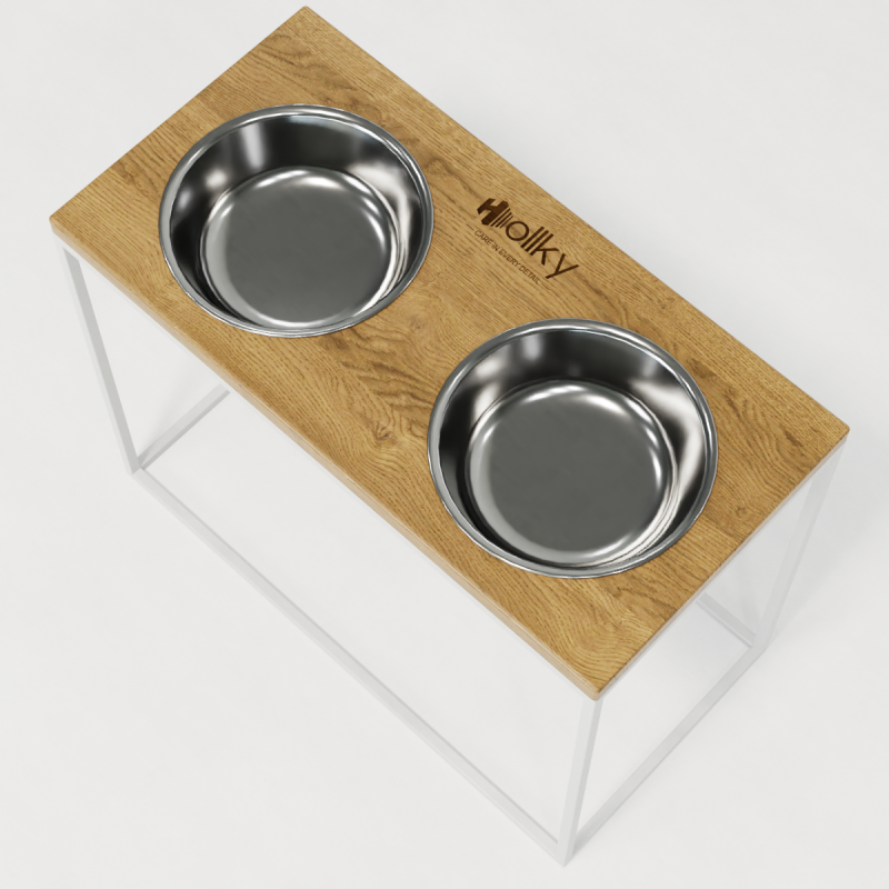 Hollky Base XL40 - миски на підставці для великих собак (2 × 1,8 л) WHNT 