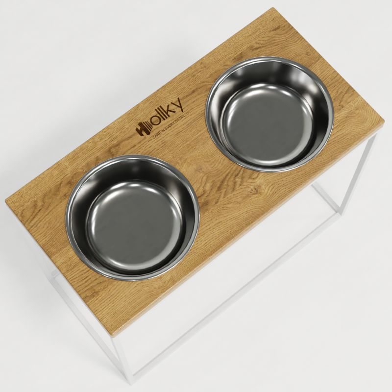 Hollky Base XL40 - миски на підставці для великих собак (2 × 1,8 л) WHNT 