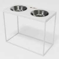 Hollky Base XL40 - миски на підставці для великих собак (2 × 1,8 л) WHWH 