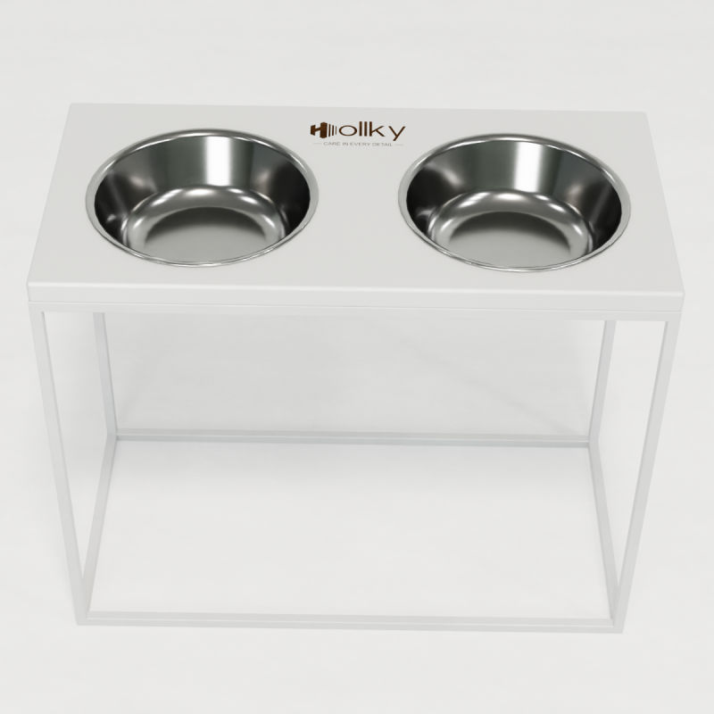 Hollky Base XL40 - миски на підставці для великих собак (2 × 1,8 л) WHWH 