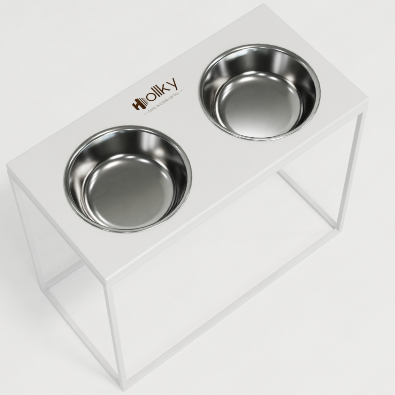 Hollky Base XL40 - миски на підставці для великих собак (2 × 1,8 л) WHWH 