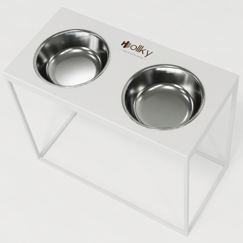 Hollky Base XL40 - миски на підставці для великих собак (2 × 1,8 л) WHWH 