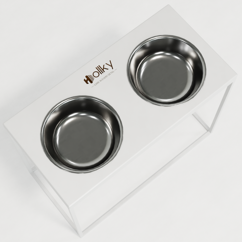 Hollky Base XL40 - миски на підставці для великих собак (2 × 1,8 л) WHWH 