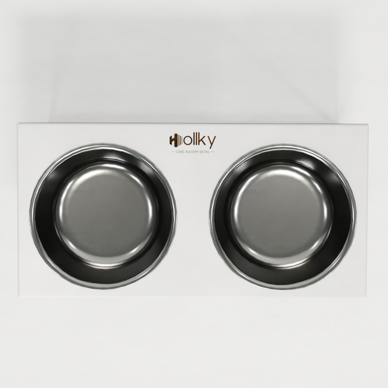 Hollky Base XXL40 - миски на підставці для дуже великих собак (2 × 2,8 л) GLWH