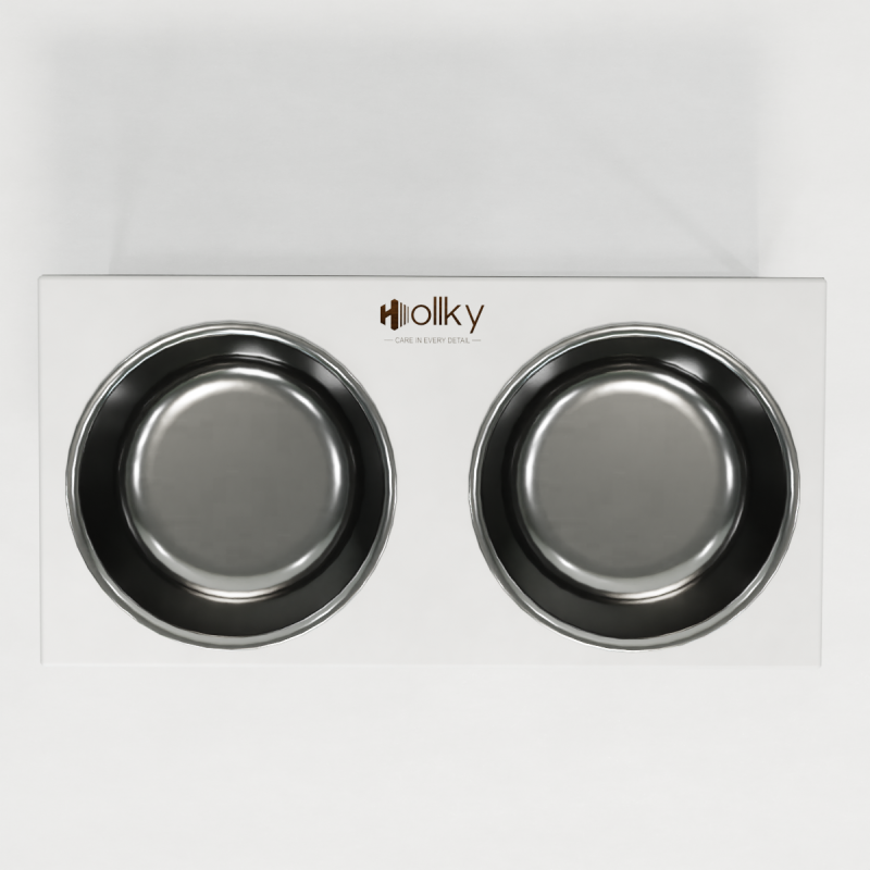 Hollky Base XXL40 - миски на підставці для дуже великих собак (2 × 2,8 л) BLWH
