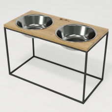 Hollky Base XXL40 - миски на підставці для дуже великих собак (2 × 2,8 л) GRNT 