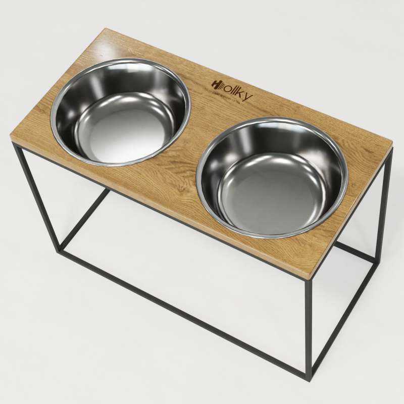 Hollky Base XXL40 - миски на підставці для дуже великих собак (2 × 2,8 л) GRNT 