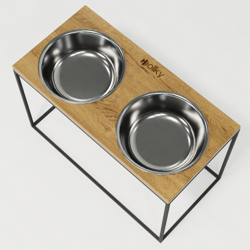 Hollky Base XXL40 - миски на підставці для дуже великих собак (2 × 2,8 л) GRNT 