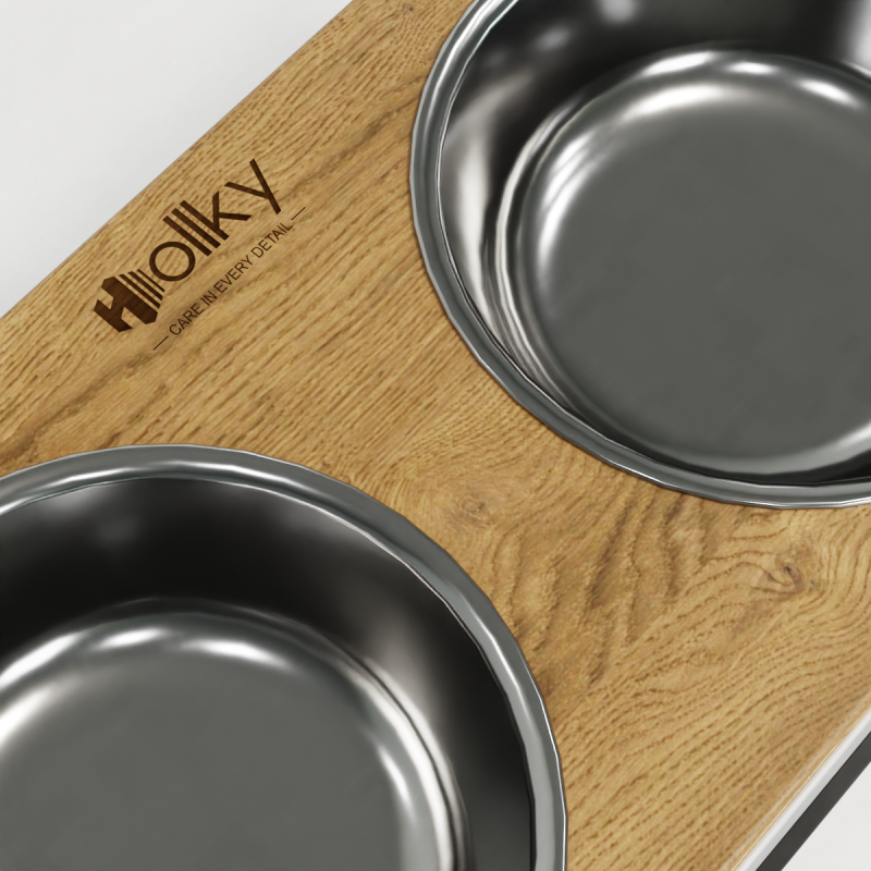 Hollky Base XXL40 - миски на підставці для дуже великих собак (2 × 2,8 л) GRNT 