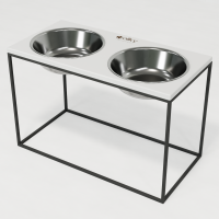Hollky Base XXL40 - bowls on stand for extra-large dogs (2 × 2.8 L) GRWH 