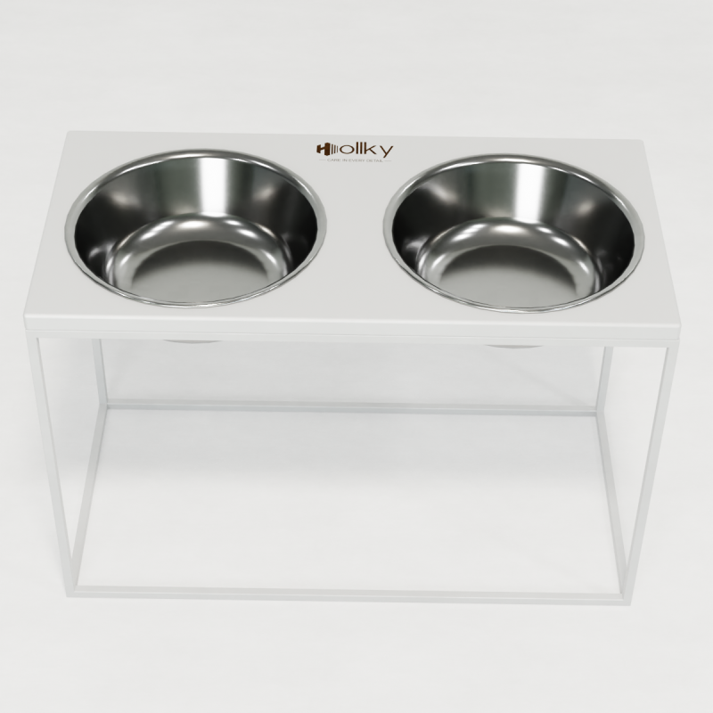 Hollky Base XXL40 - миски на підставці для дуже великих собак (2 × 2,8 л) WHWH 