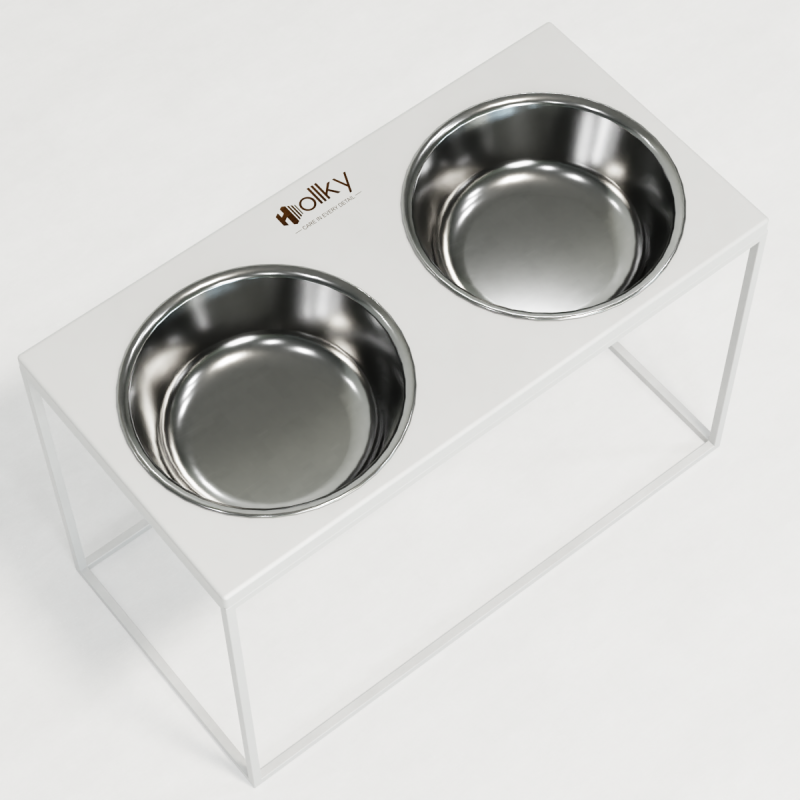 Hollky Base XXL40 - миски на підставці для дуже великих собак (2 × 2,8 л) WHWH 