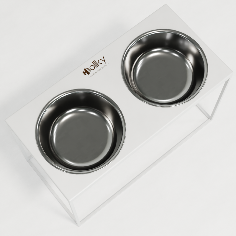 Hollky Base XXL40 - миски на підставці для дуже великих собак (2 × 2,8 л) WHWH 