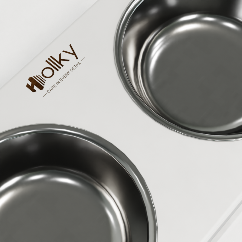 Hollky Base XXL40 - миски на підставці для дуже великих собак (2 × 2,8 л) WHWH 