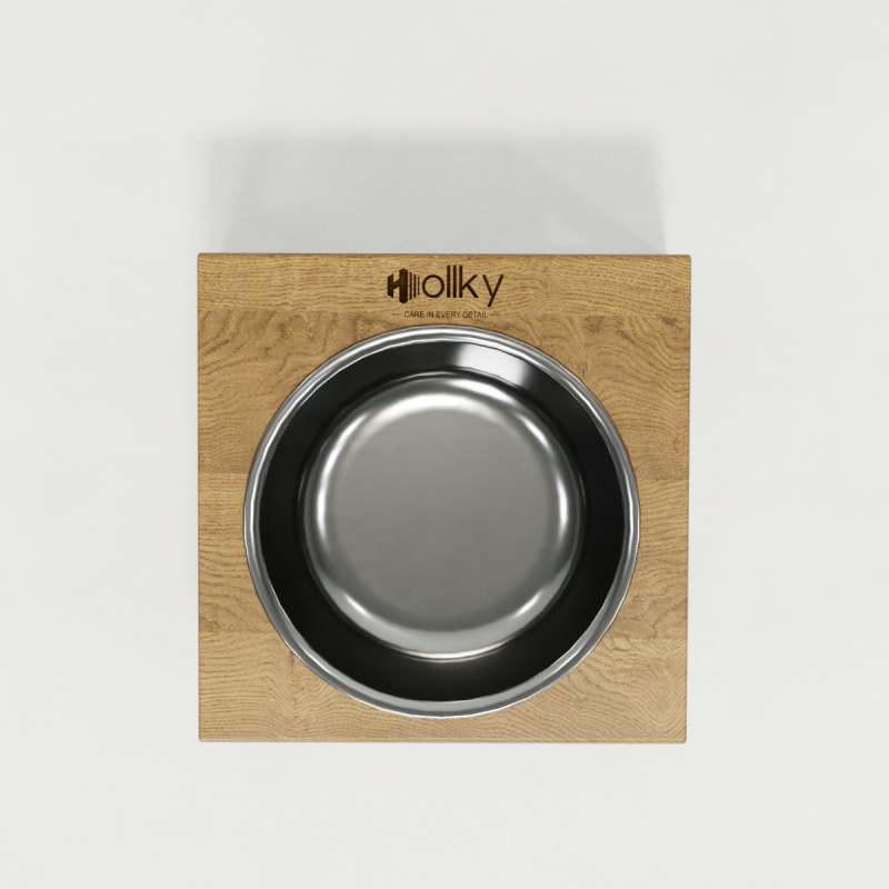 Hollky Base Solo S - миска на підставці для котів і маленьких собак (1 × 0,45 л) BLNT 