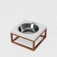 Hollky Base Solo S - миска на подставке для кошек и маленьких собак (1 × 0,45 л) GLWH