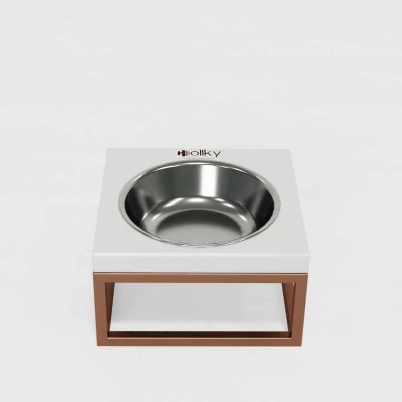 Hollky Base Solo S - миска на підставці для котів і маленьких собак (1 × 0,45 л) GLWH