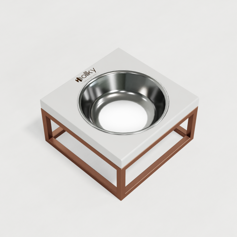 Hollky Base Solo S - миска на підставці для котів і маленьких собак (1 × 0,45 л) GLWH