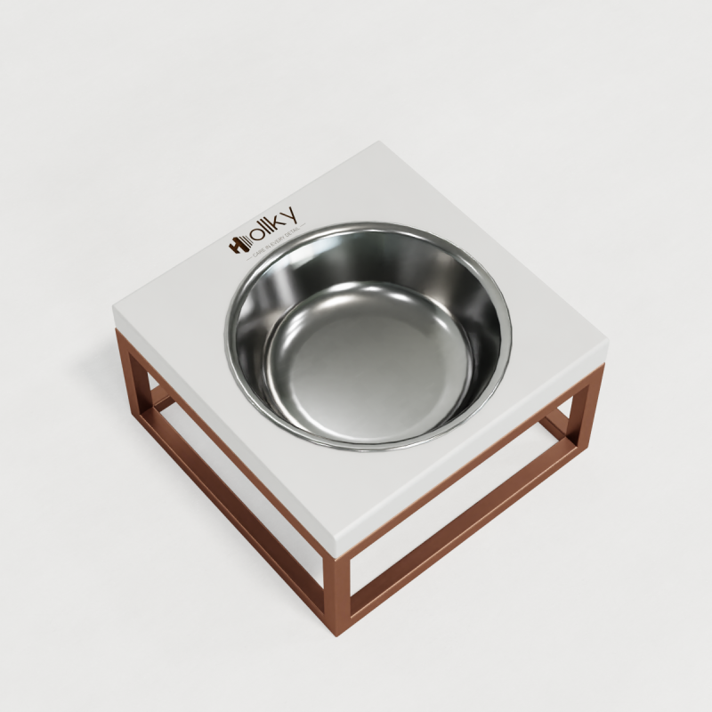 Hollky Base Solo S - миска на підставці для котів і маленьких собак (1 × 0,45 л) GLWH