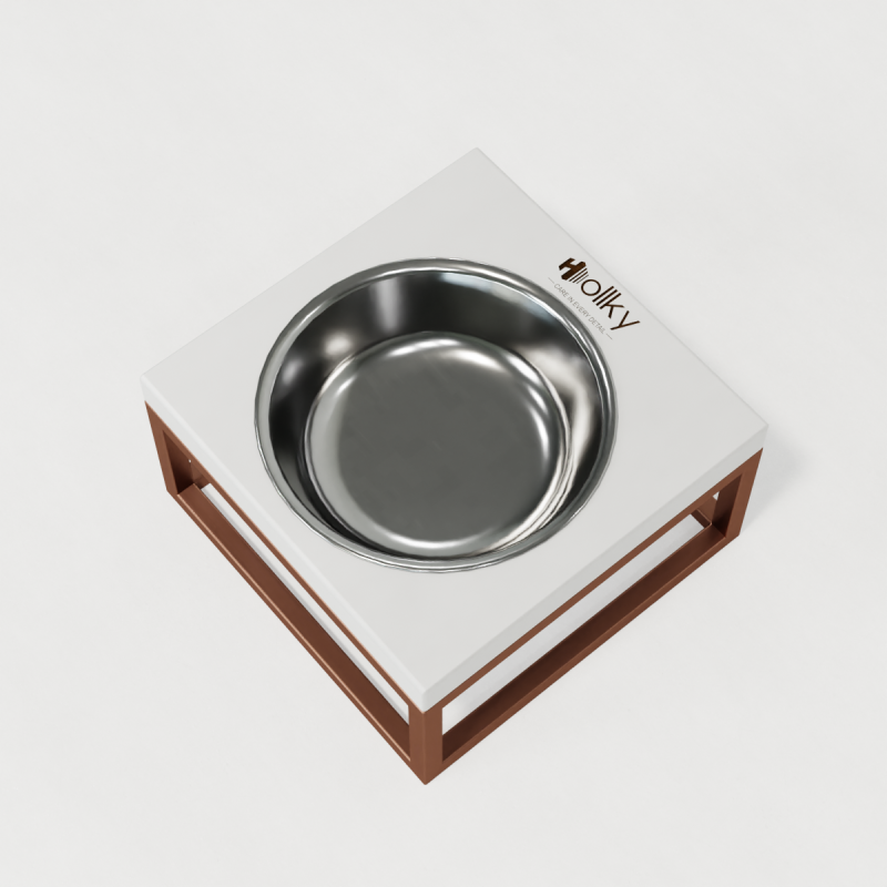 Hollky Base Solo S - миска на підставці для котів і маленьких собак (1 × 0,45 л) GLWH