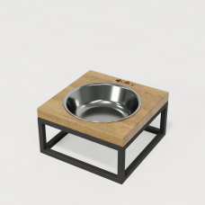 Hollky Base Solo S - миска на підставці для котів і маленьких собак (1 × 0,45 л) GRNT 