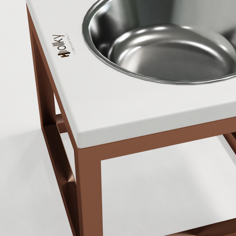 Hollky Base Solo XL - миска на підставці для великих собак (1 × 1,8 л) GLWH