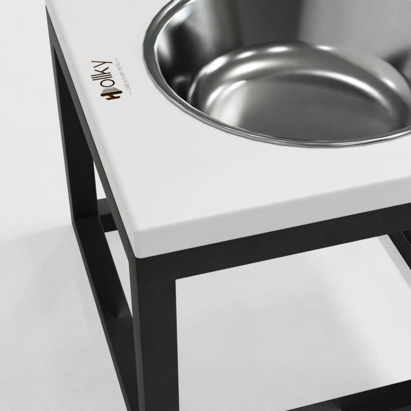 Hollky Base Solo XL - миска на підставці для великих собак (1 × 1,8 л) GRWH 