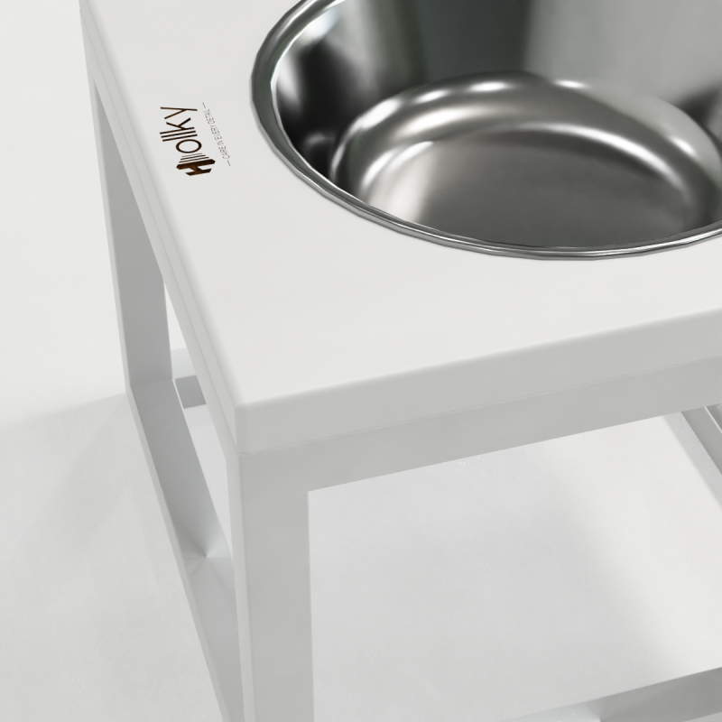 Hollky Base Solo XL - миска на підставці для великих собак (1 × 1,8 л) WHWH 
