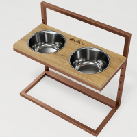 Hollky Flex L - adjustable stand bowls for large dogs (2 × 1.8 L) GLNT